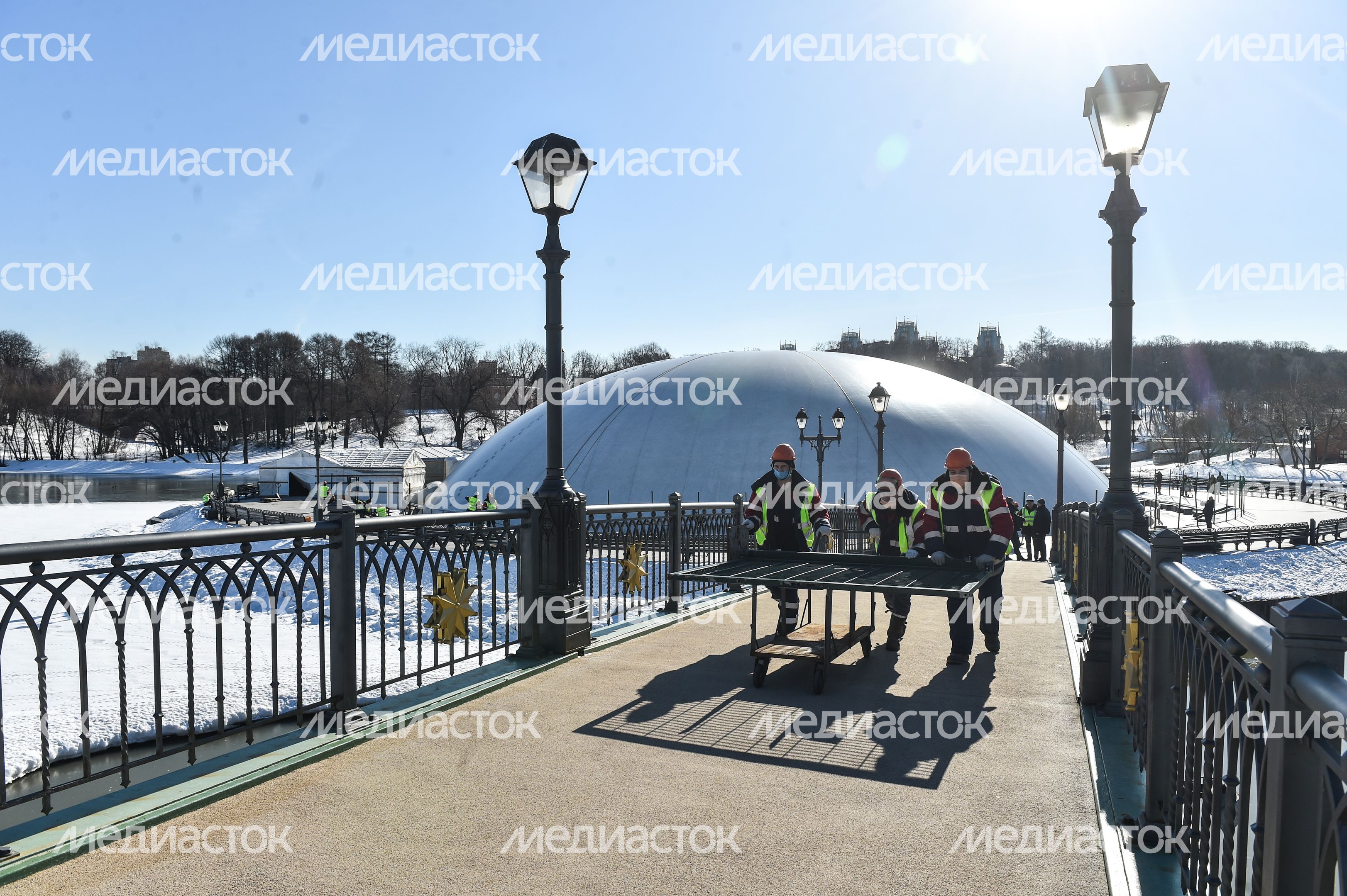 Расконсервация музыкального фонтана в музее-заповеднике «Царицыно»