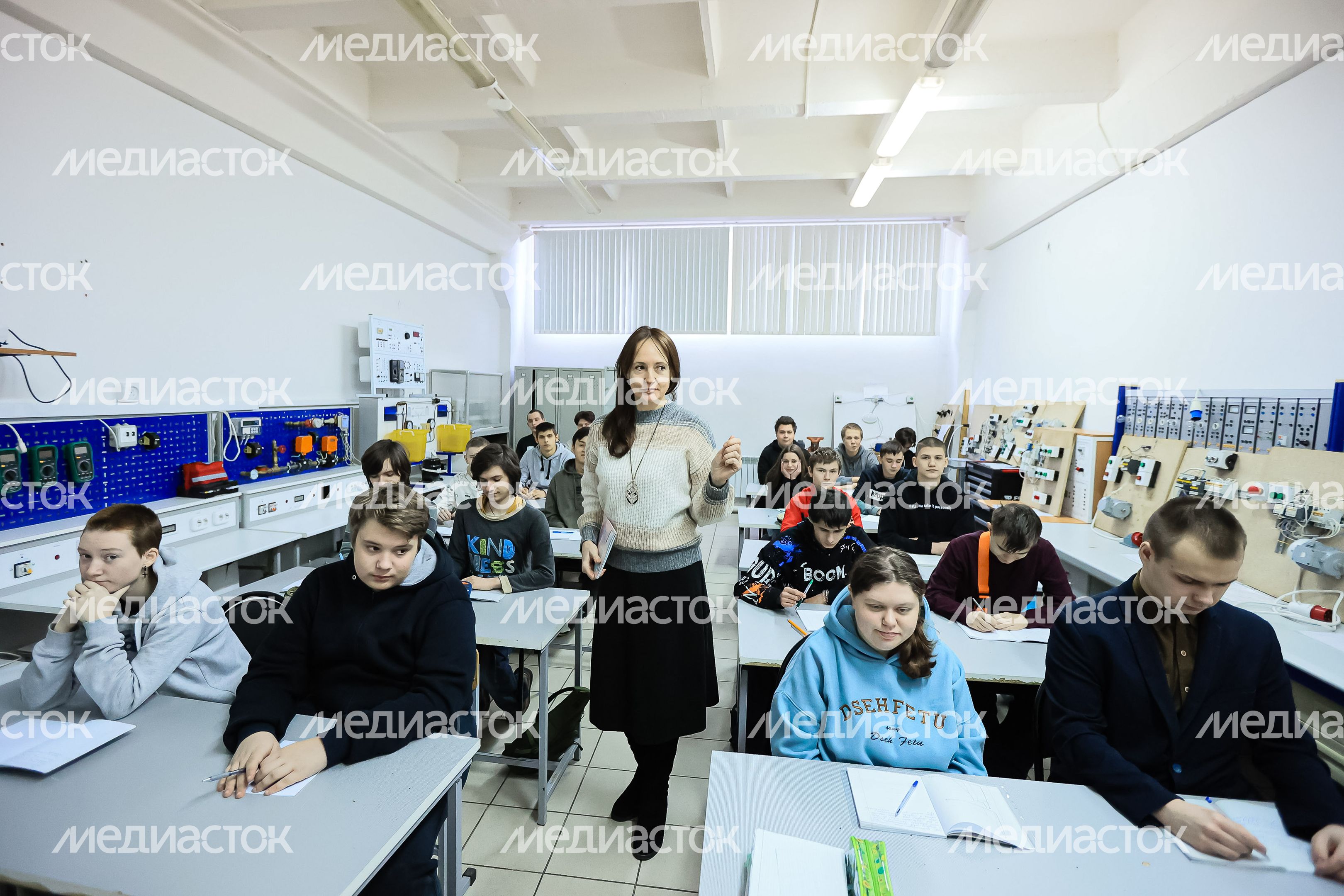Посещение Губернатором Павлово-Посадского Техникума