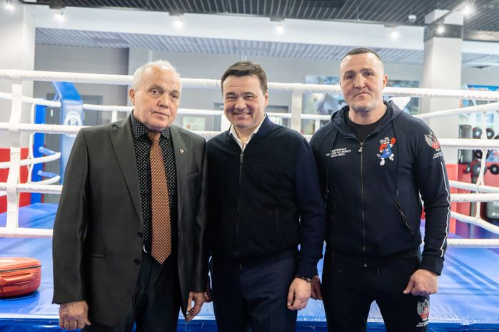 Посещение дворца спорта в Чехове Губернатором Подмосковья