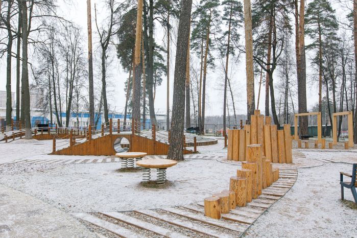 Раменское. Городской парк культуры и отдыха. Зима