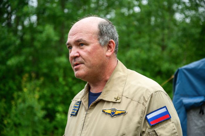 Тренировка космонавтов по действиям после посадки на воду в Ногинске