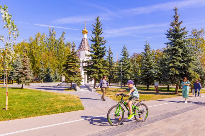 Ступино. Бульвар Победы