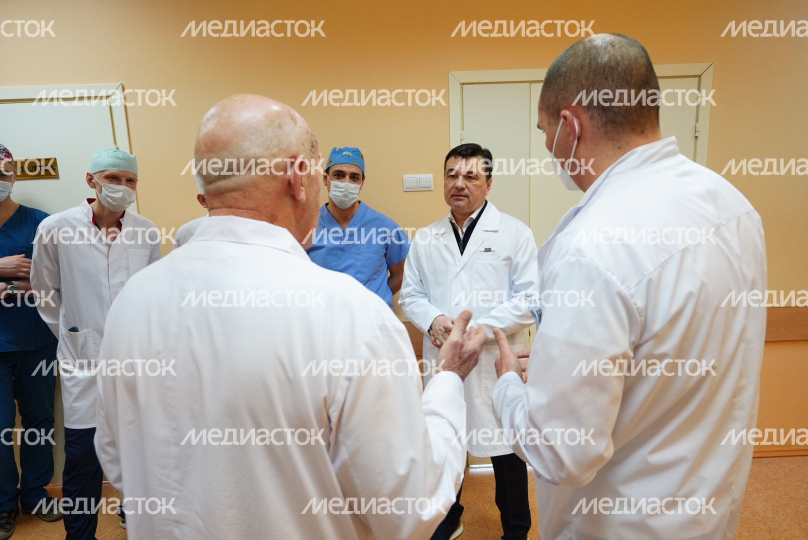 Посещение Губернатором Подмосковья Воскресенской областной больницы
