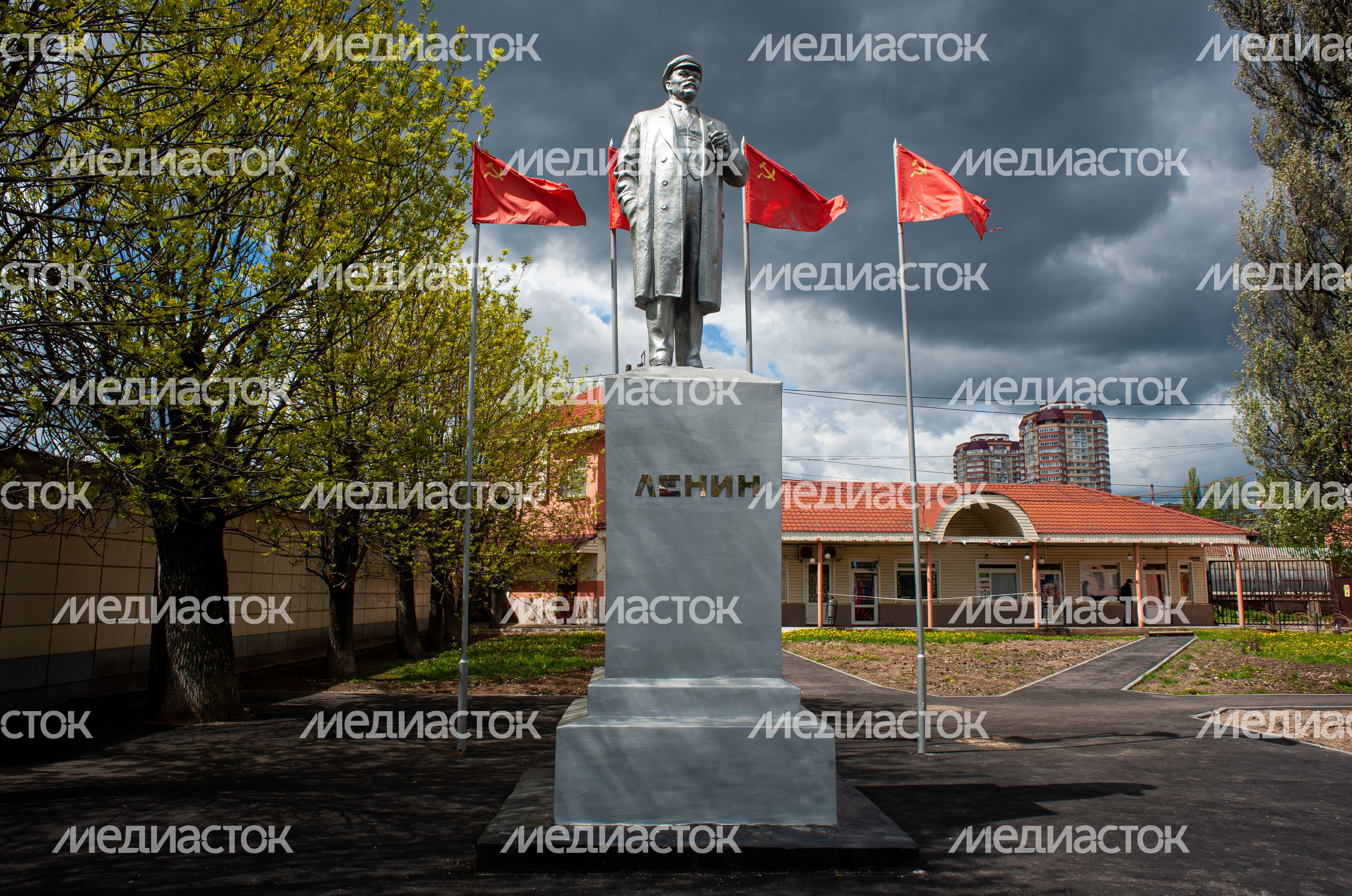 Весенние виды города Пушкино