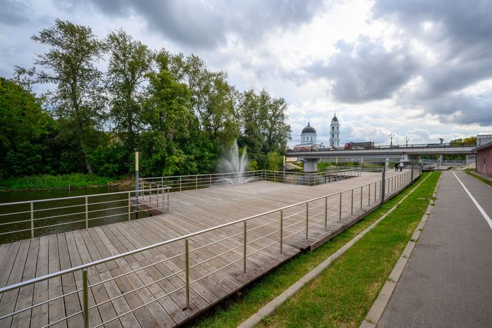 Набережная 60-летия Октября в Ногинске Богородского округа