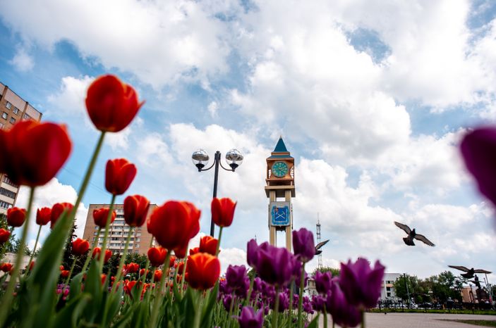 Весенние виды города Подольск