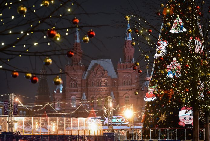 Новогодняя иллюминация в Москве