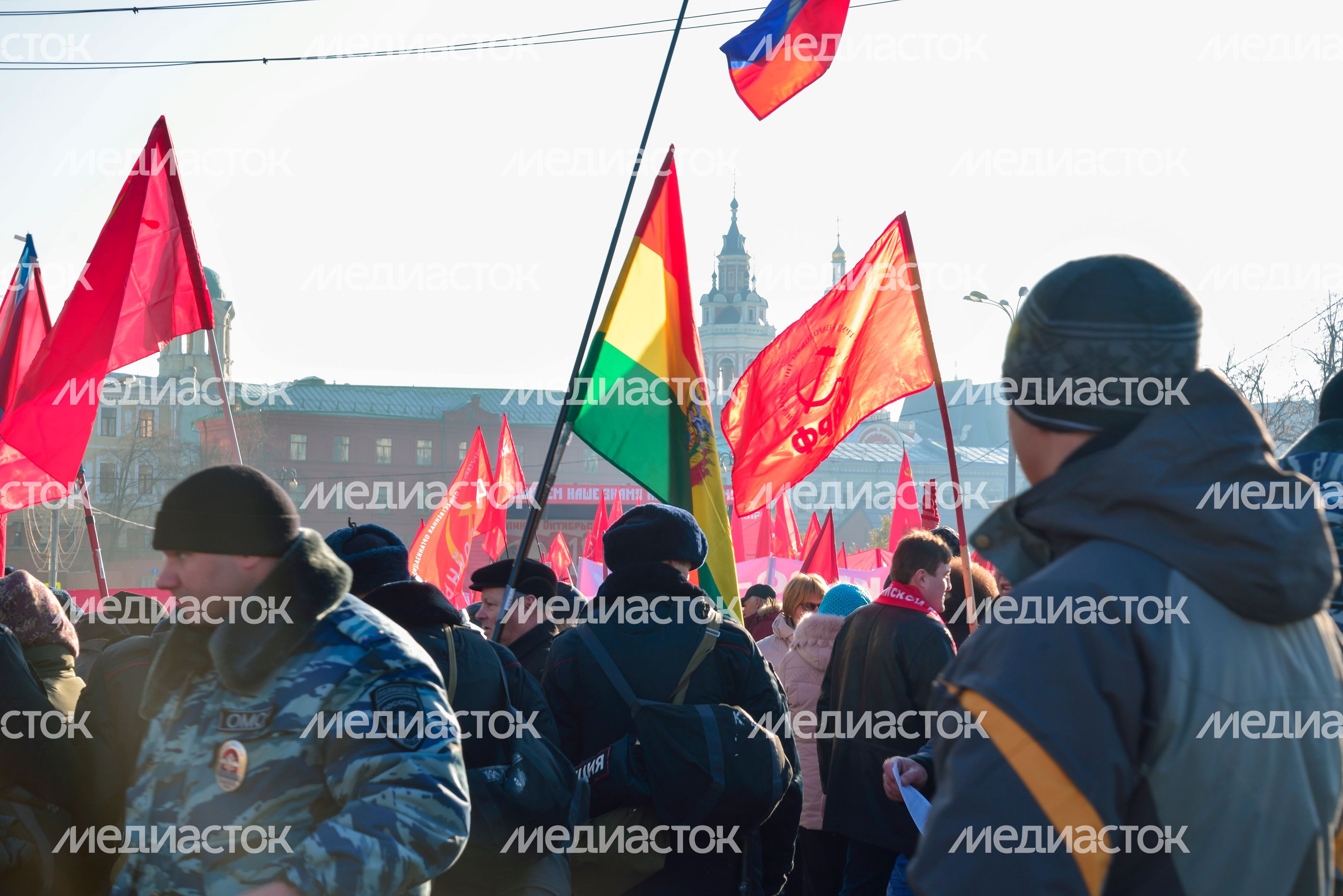 Митинг коммунистов в Москве