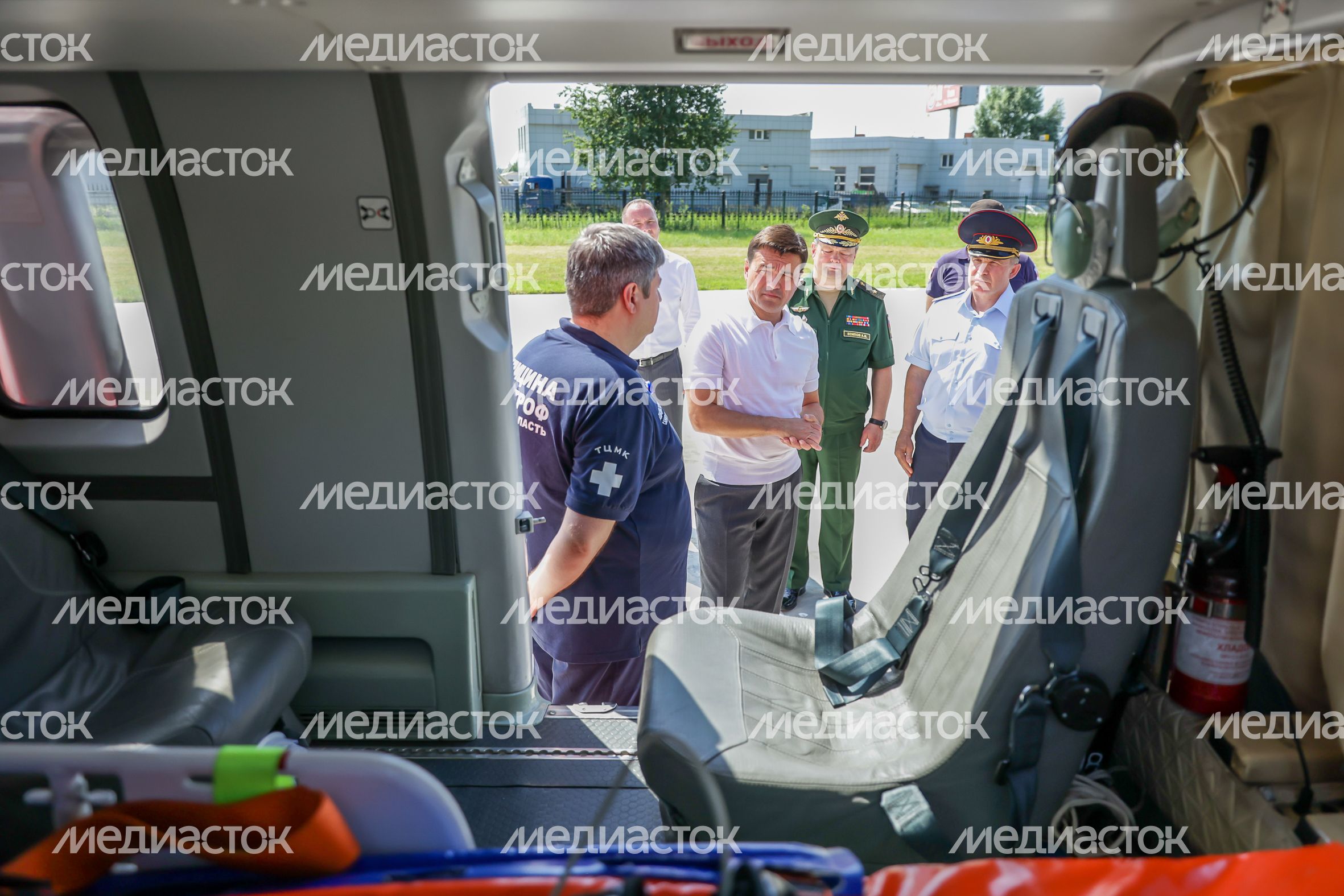 Проверка Губернатором Подмосковья организации взаимодействия Госавтоинспекции и ЦВКГ имени А.А. Вишневского