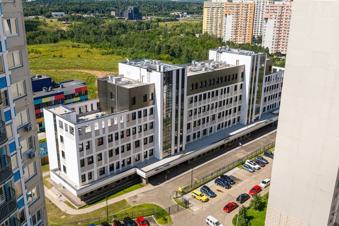 Новая поликлиника в микрорайоне Сапроново города Видное Ленинского округа