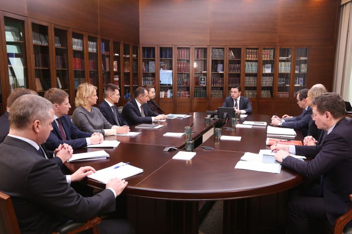 Совещание губернатора Подмосковья с руководящим составом областного Правительства
