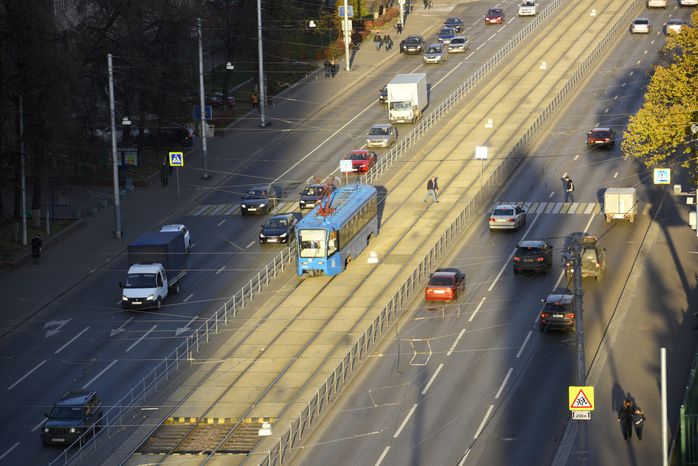 Вид на Русаковскую улицу в Москве