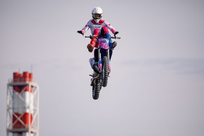 Шоу команды мотофристайла FMX13 в Лобне