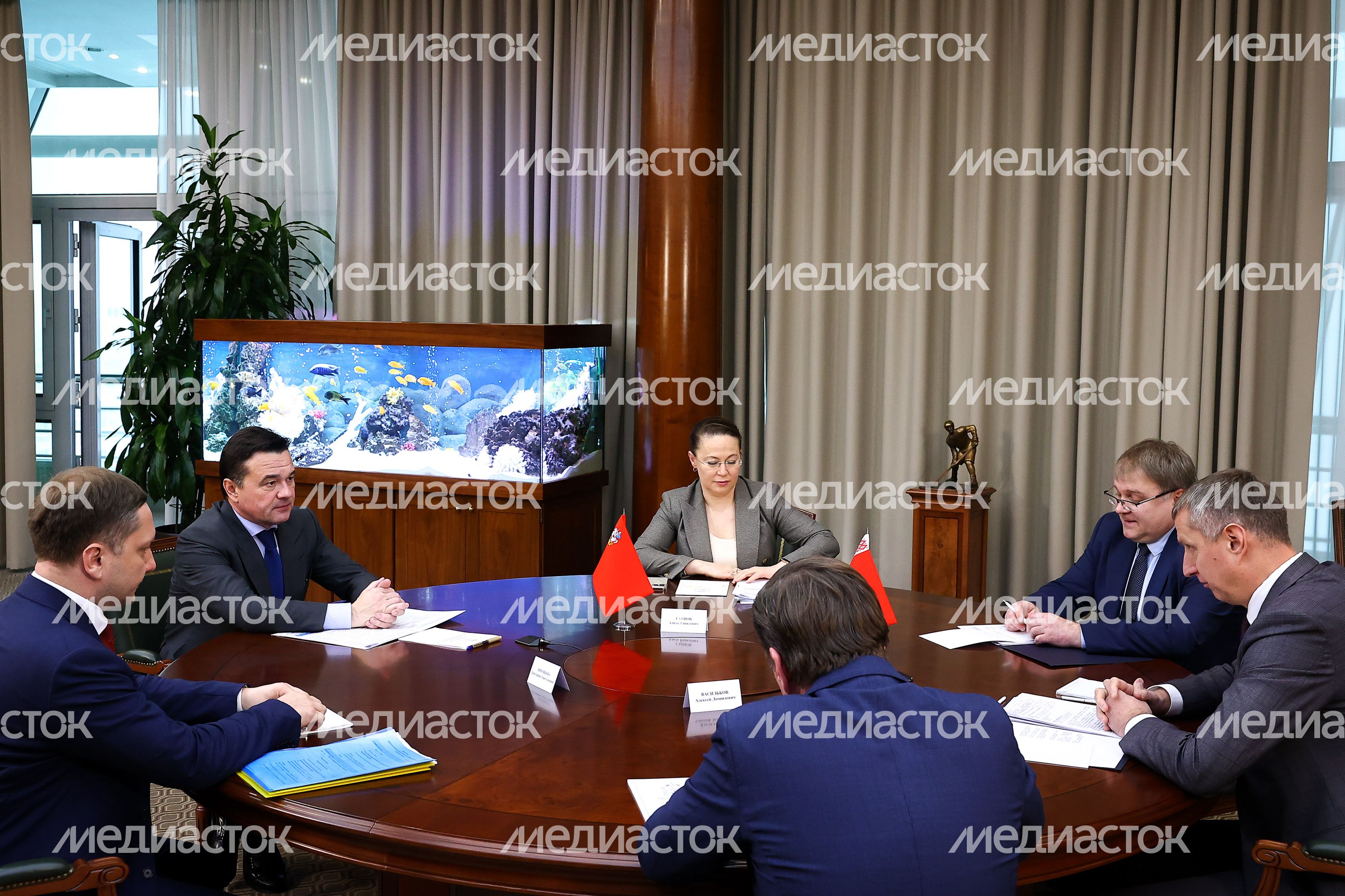 Встреча Губернатора Московской области с Послом Республики Беларусь в РФ