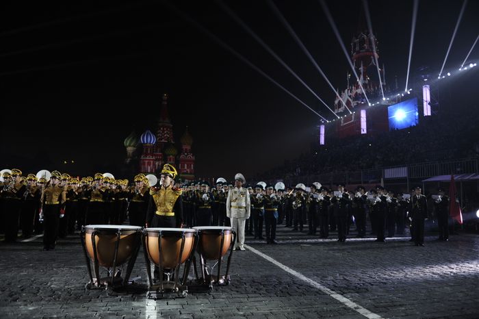 Фестиваль «Спасская башня» на Красной площади в Москве