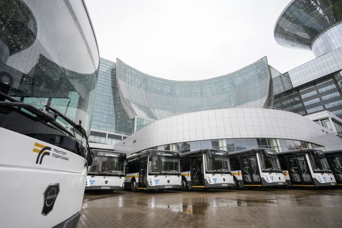 В филиалы "Мострансавто" передана очередная партия автобусов ЛиАЗ-5292