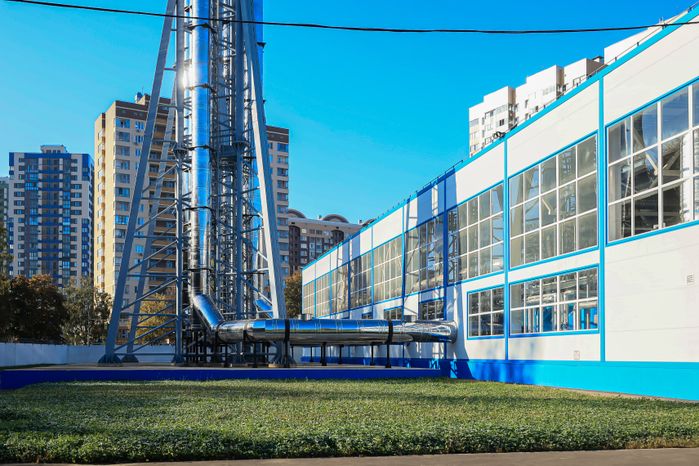 Осмотр новой котельной и реконструируемого участка теплосети в Королеве Губернатором Подмосковья