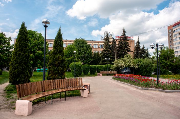 Весенние виды города Подольск