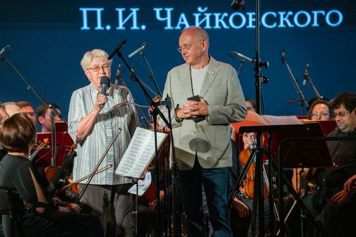 Директор музея-заповеднике П.И. Чайковского Игорь Корнилов на на открытии музыкального сезона