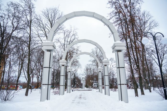 Люберцы. Центральный парк. Зима