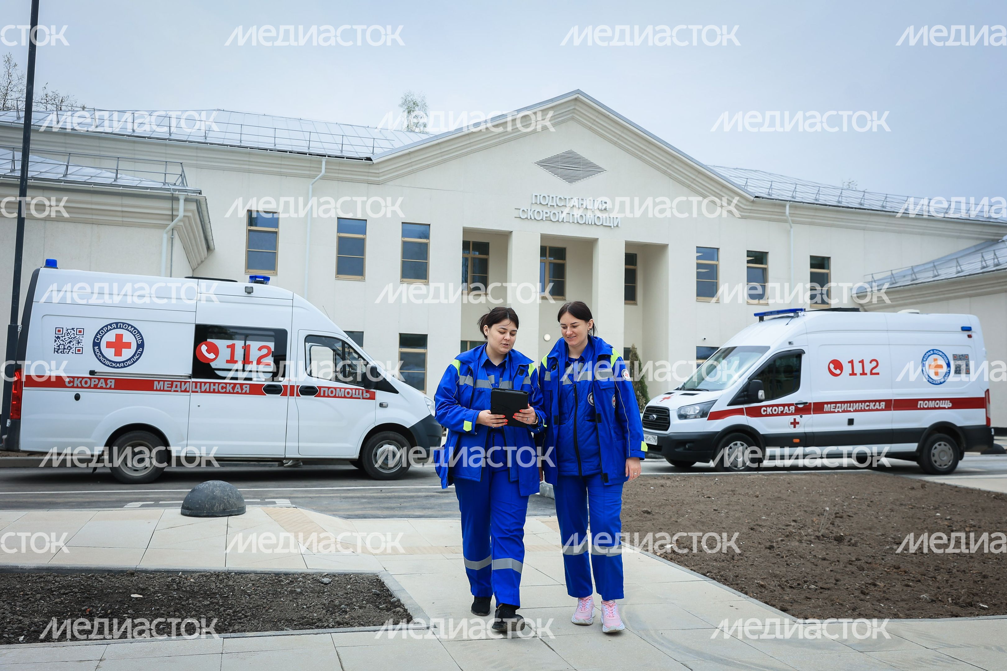 Посещение подстанции скорой помощи в Ленинском округе Губернатором Подмосковья