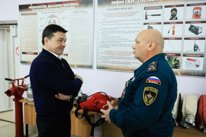 Посещение Губернатором Павлово-Посадского Техникума