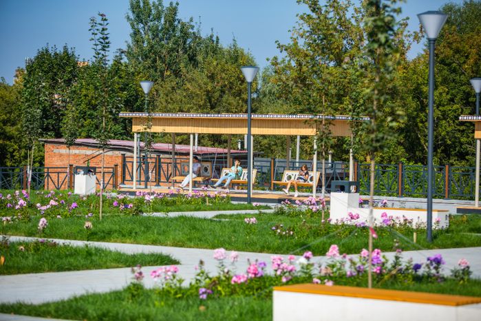 Сквер «Купеческий» в Клину