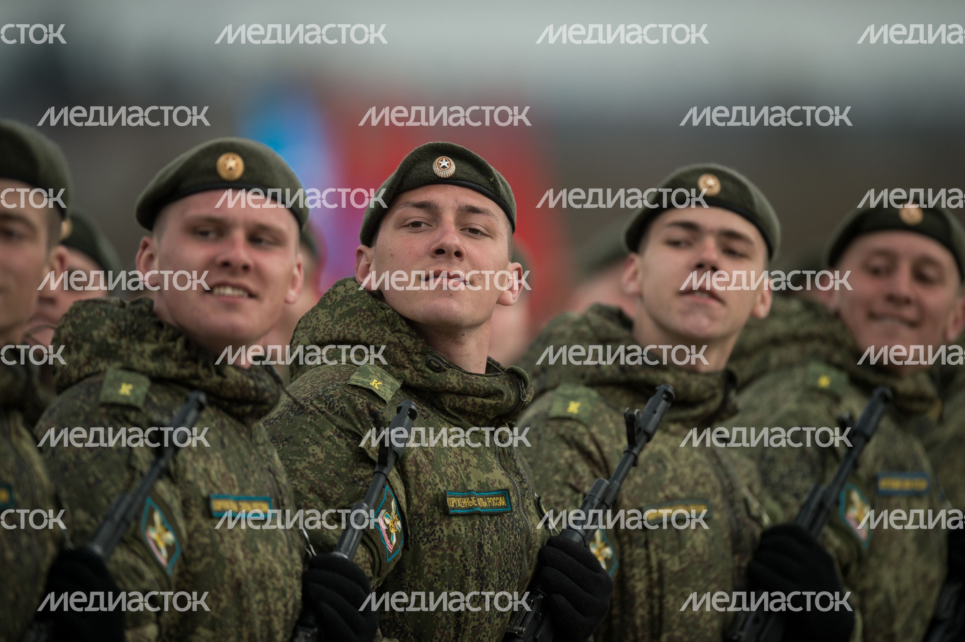 Репетиция Парада Победы в Алабино