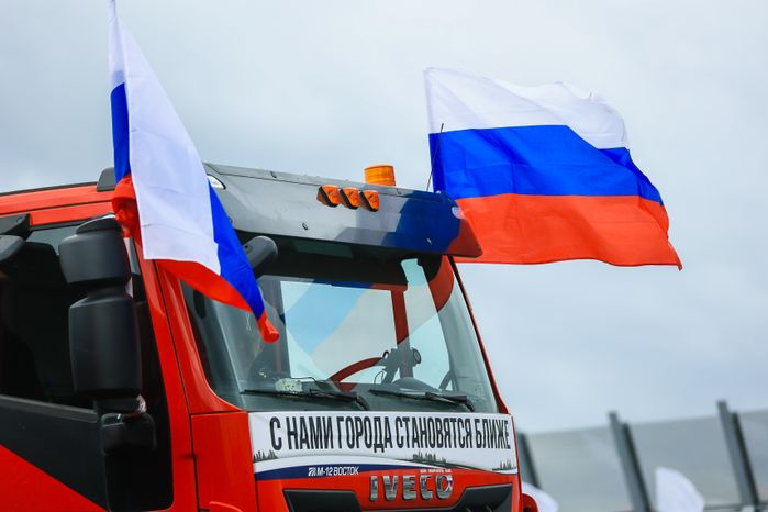 Открытие автомагистрали М-12 «Восток» с участием Губернатора Подмосковья