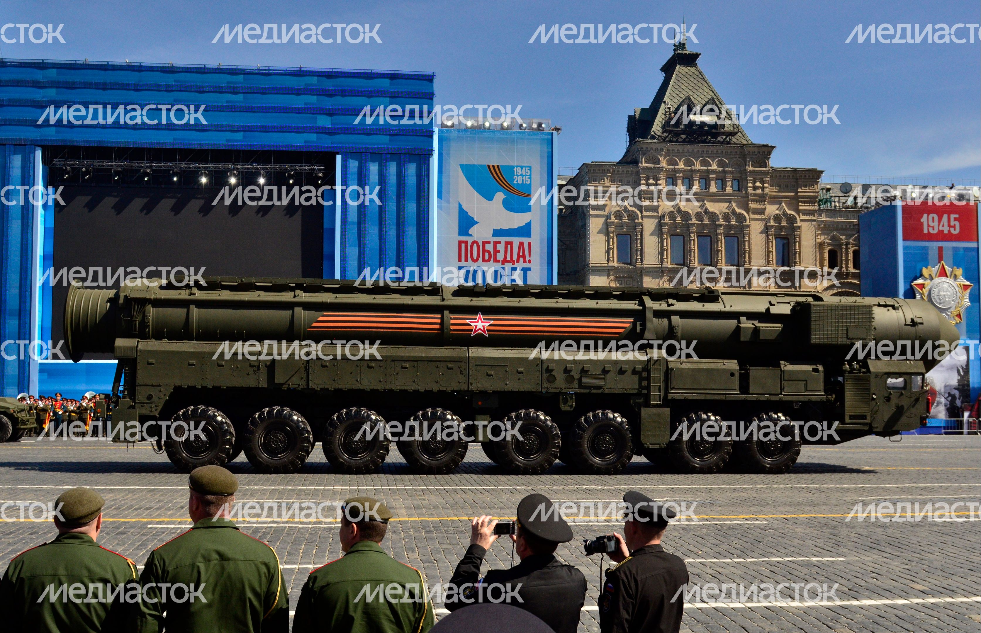 Генеральная репетиция парада Победы на Красной площади