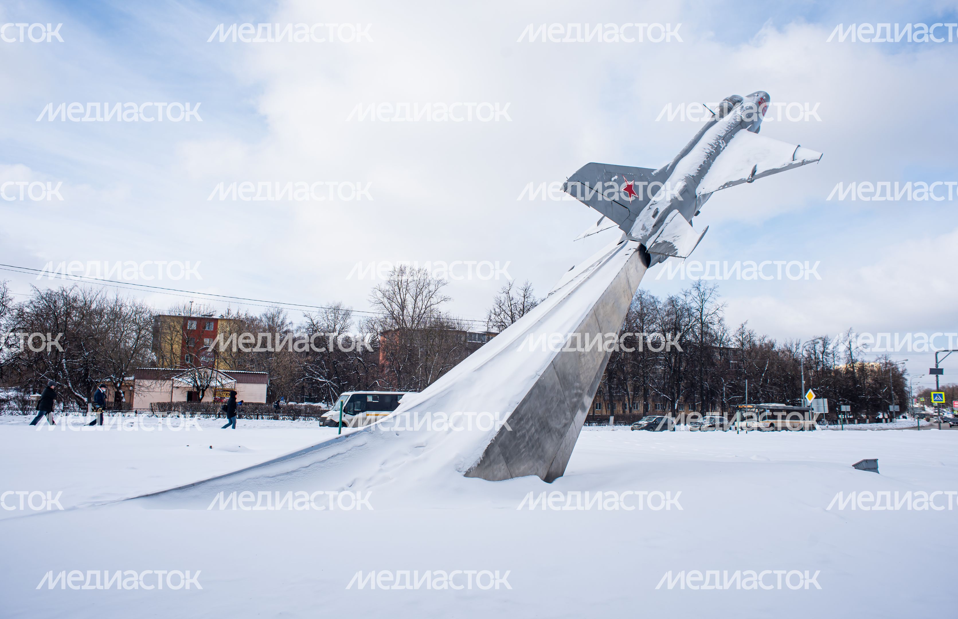 Зимние виды города Жуковский