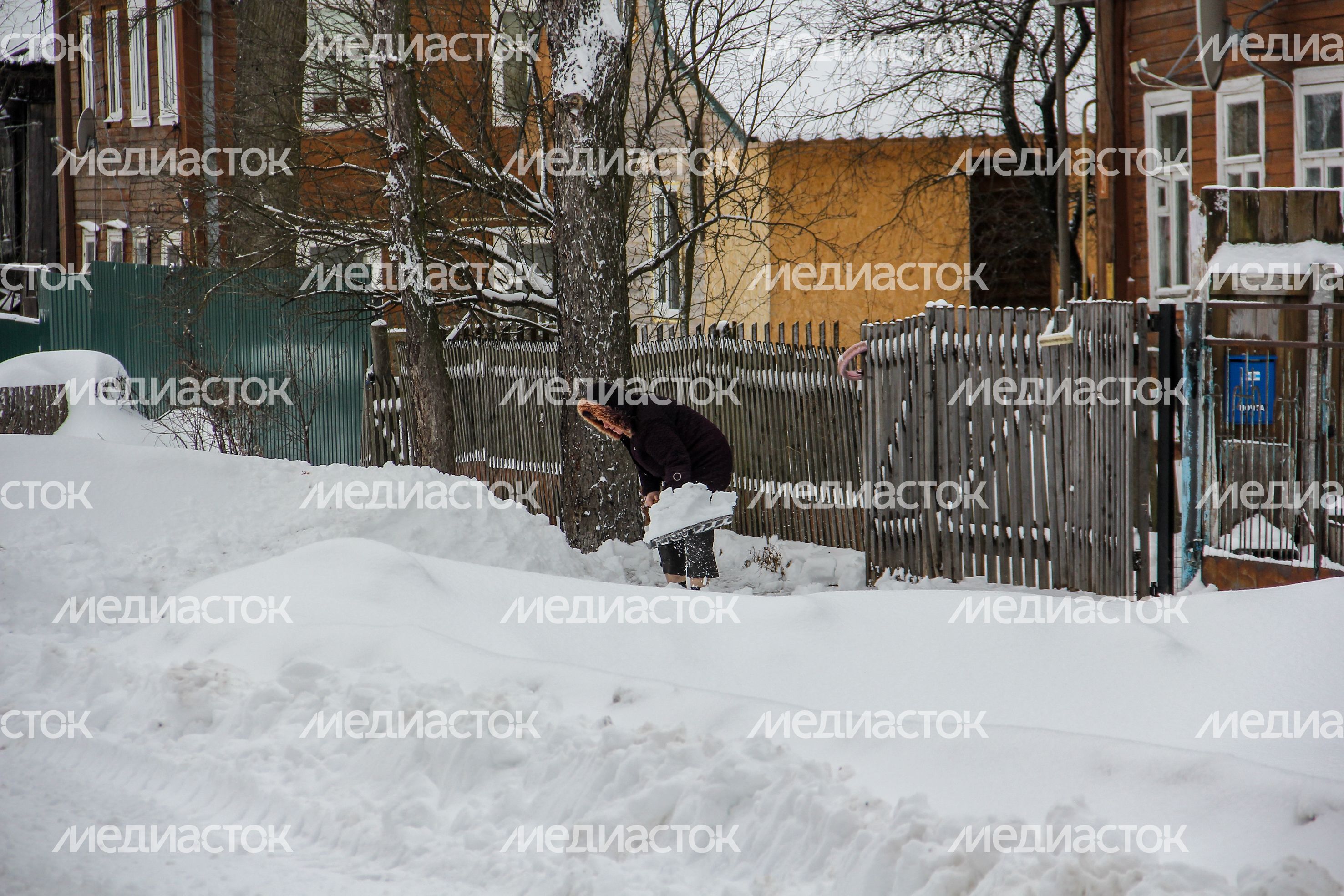 Снегопад в Талдоме