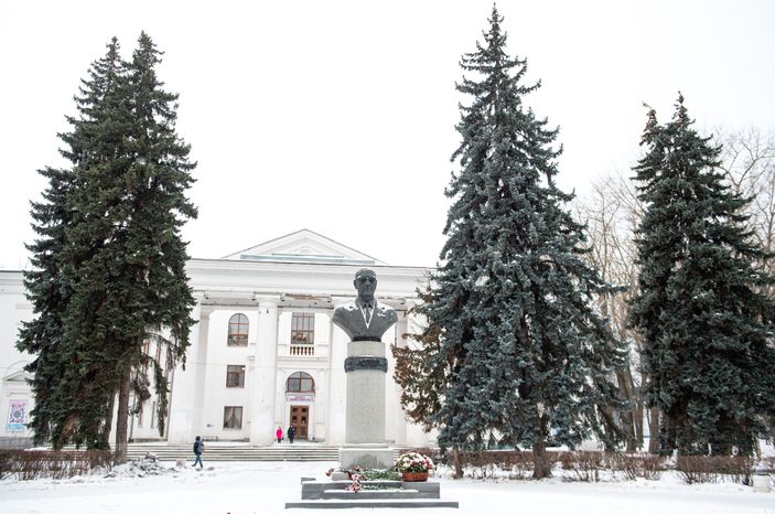 Зимние виды города Воскресенск