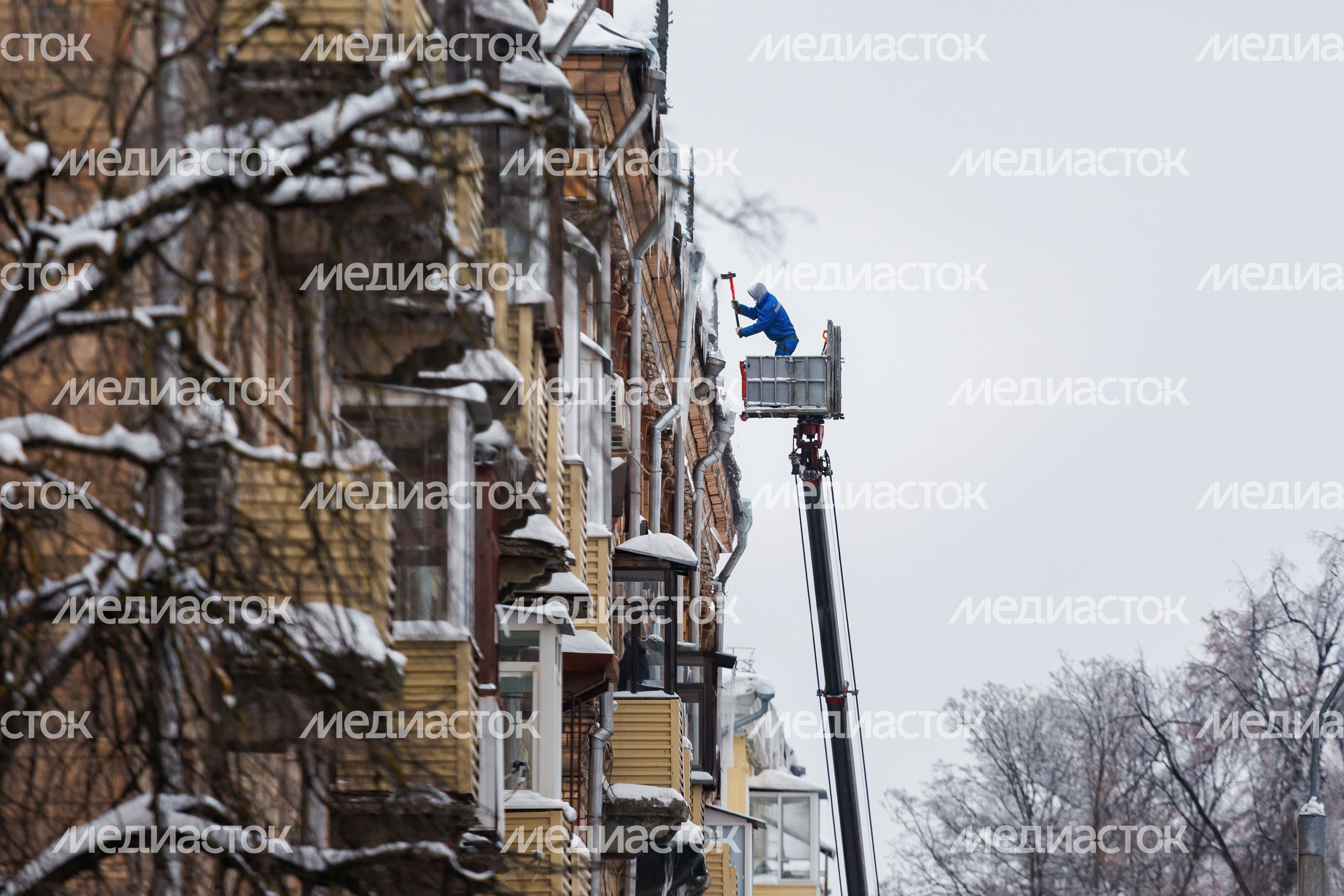 Электросталь. Зимние виды города