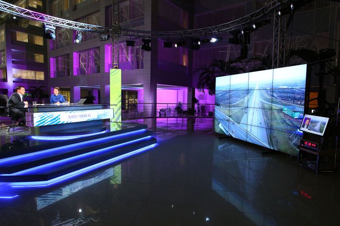 Андрей Воробьев в прямом эфире телеканала «360° Подмосковье»