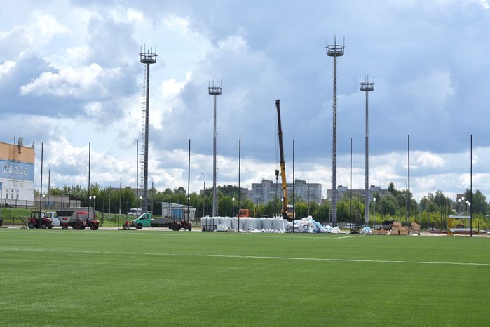 Реконструкция стадиона "Мещера" в Егорьевске