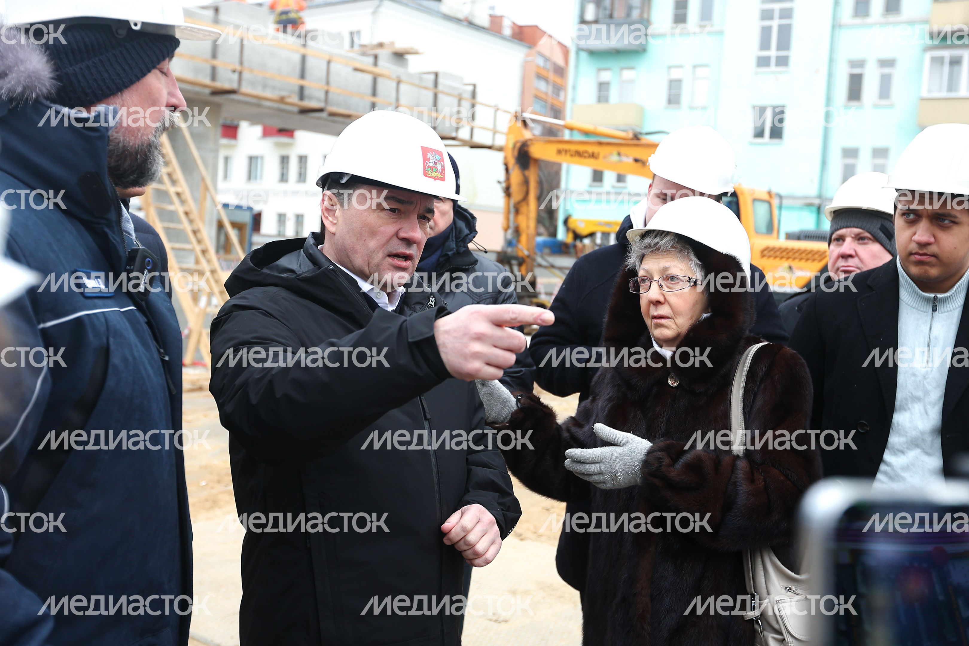 Проверка губернатором строительства эстакады в Люберцах