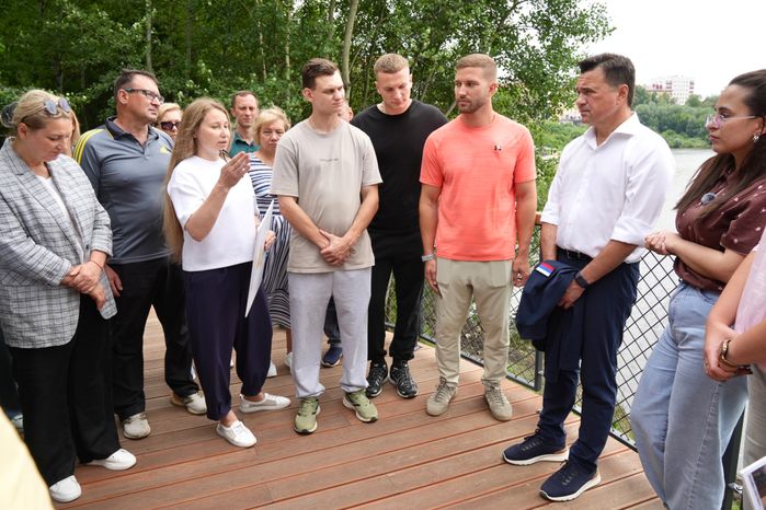 Андрей Воробьев проверил ход благоустройства зон отдыха в м.о. Раменское