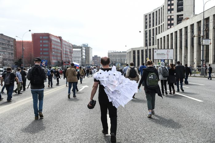 Митинг против блокировки Telegram в Москве