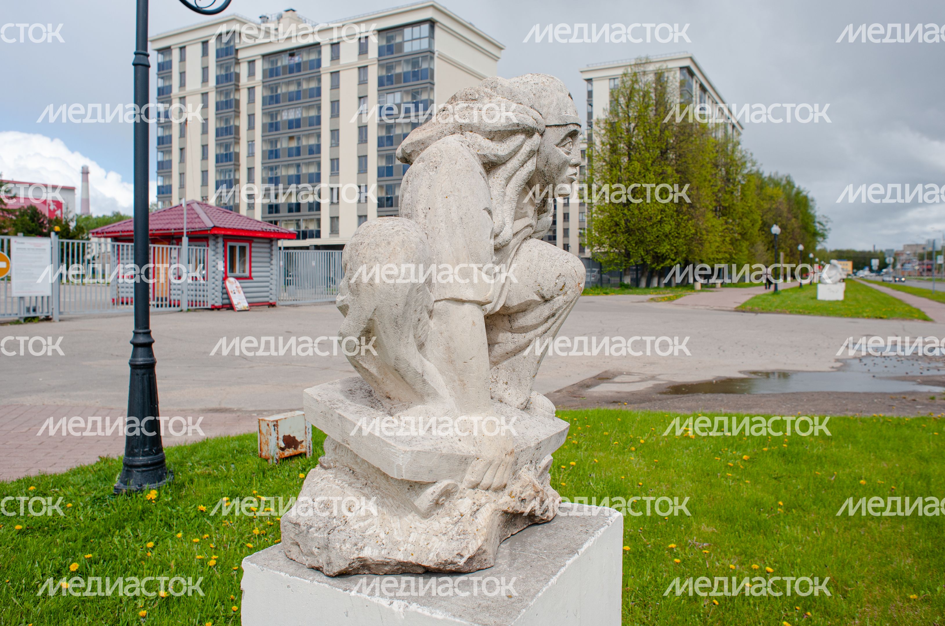 Весенние виды города Хотьково