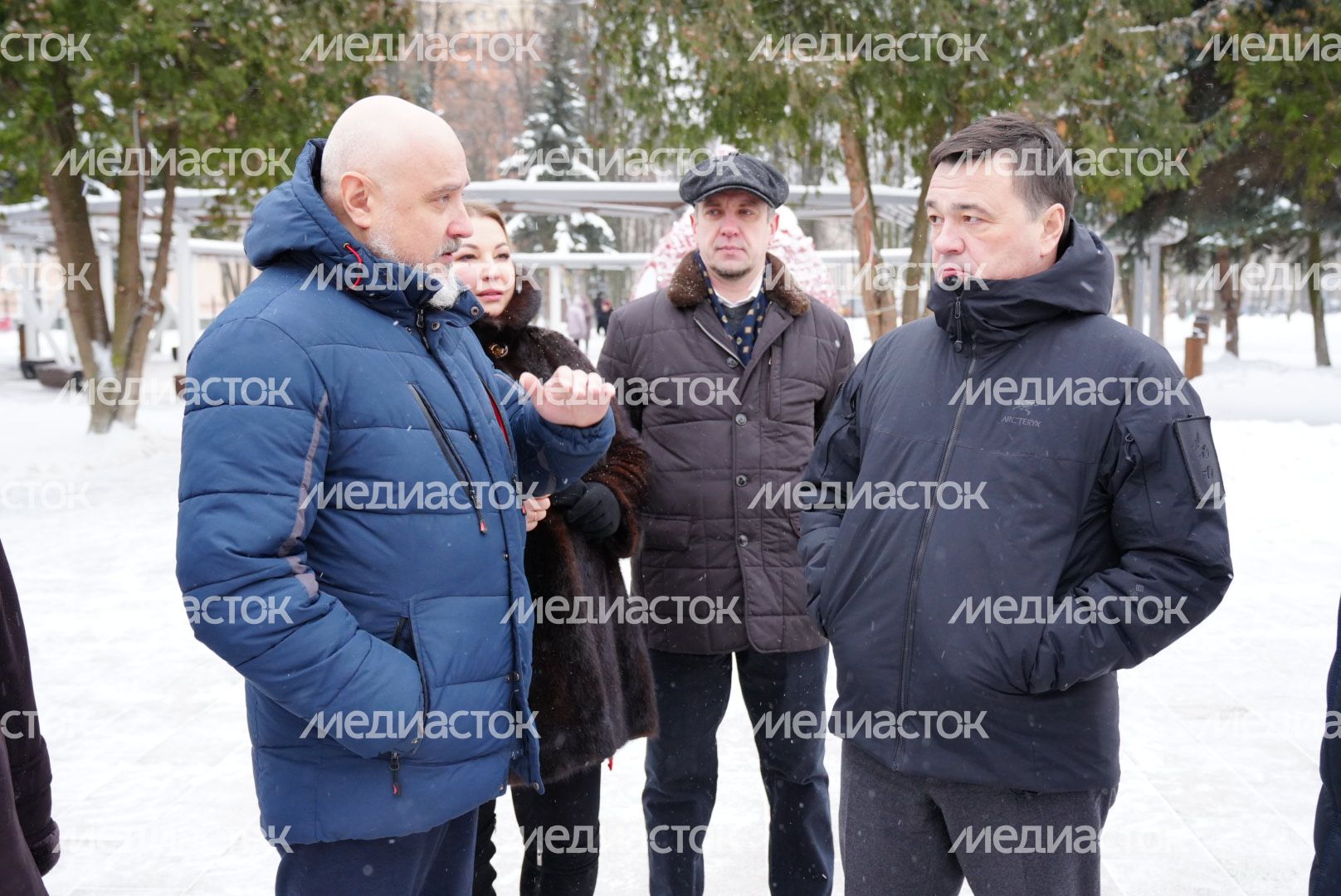 Проверка Губернатором Центрального парка культуры и отдыха в Пушкино