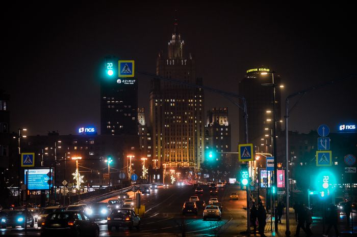 Новогодняя иллюминация в Москве