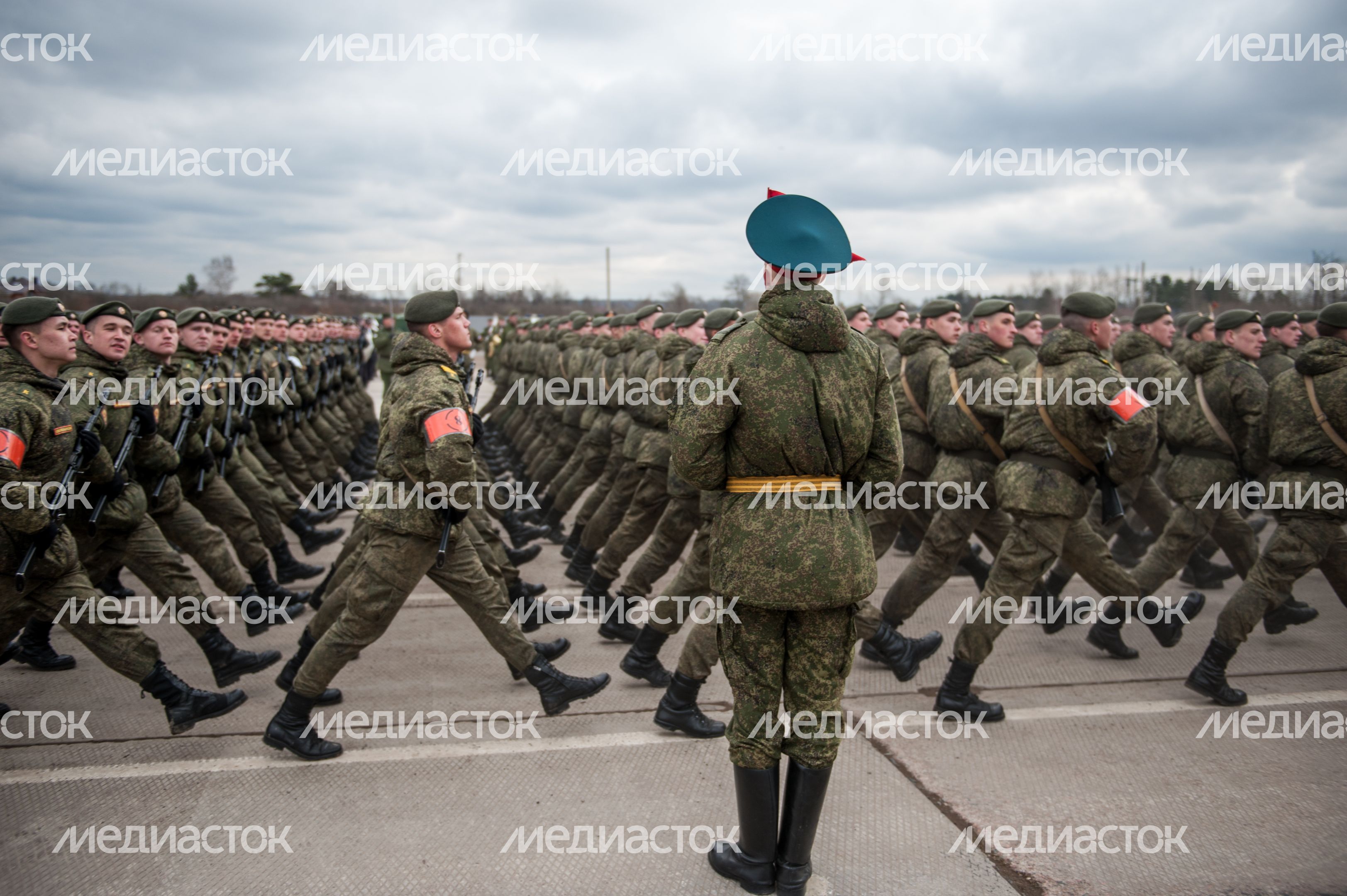Репетиция Парада Победы в Алабино