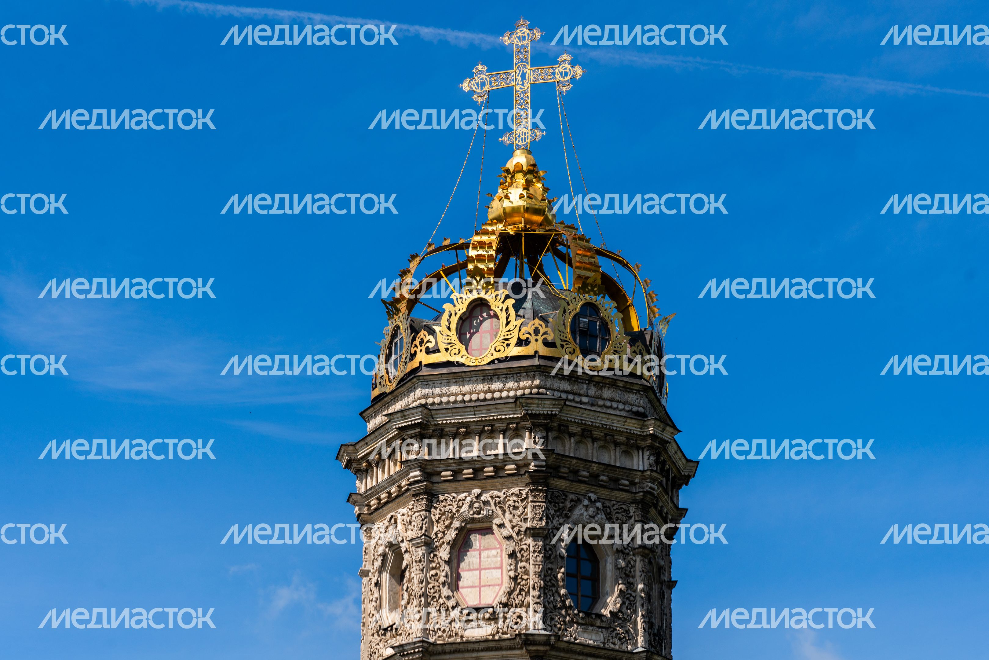 Купол Знаменской церкви в Дубровицах округа Подольск Купол Знаменской церкви в Дубровицах округа Подольск