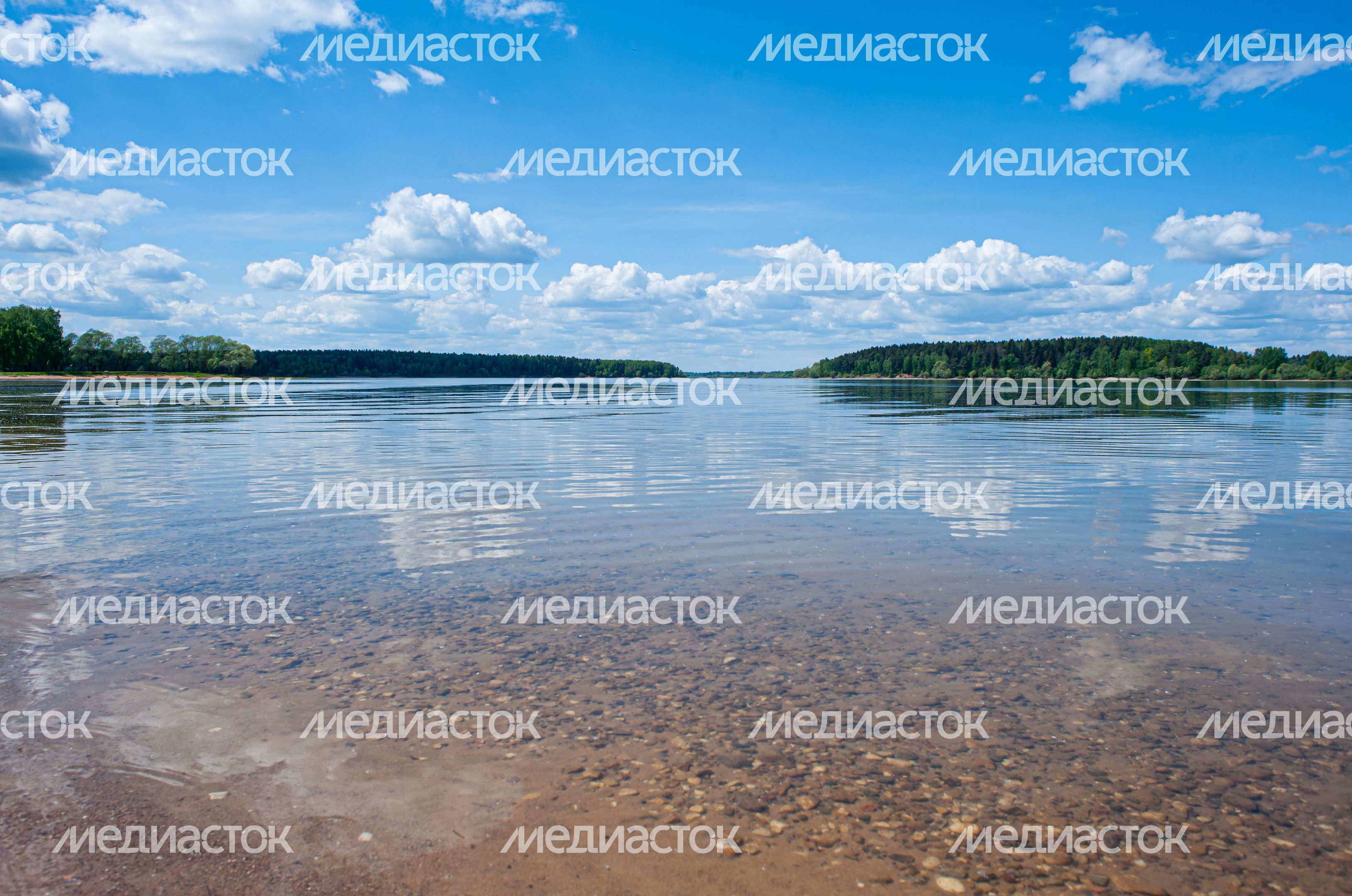 Весенние виды города Руза