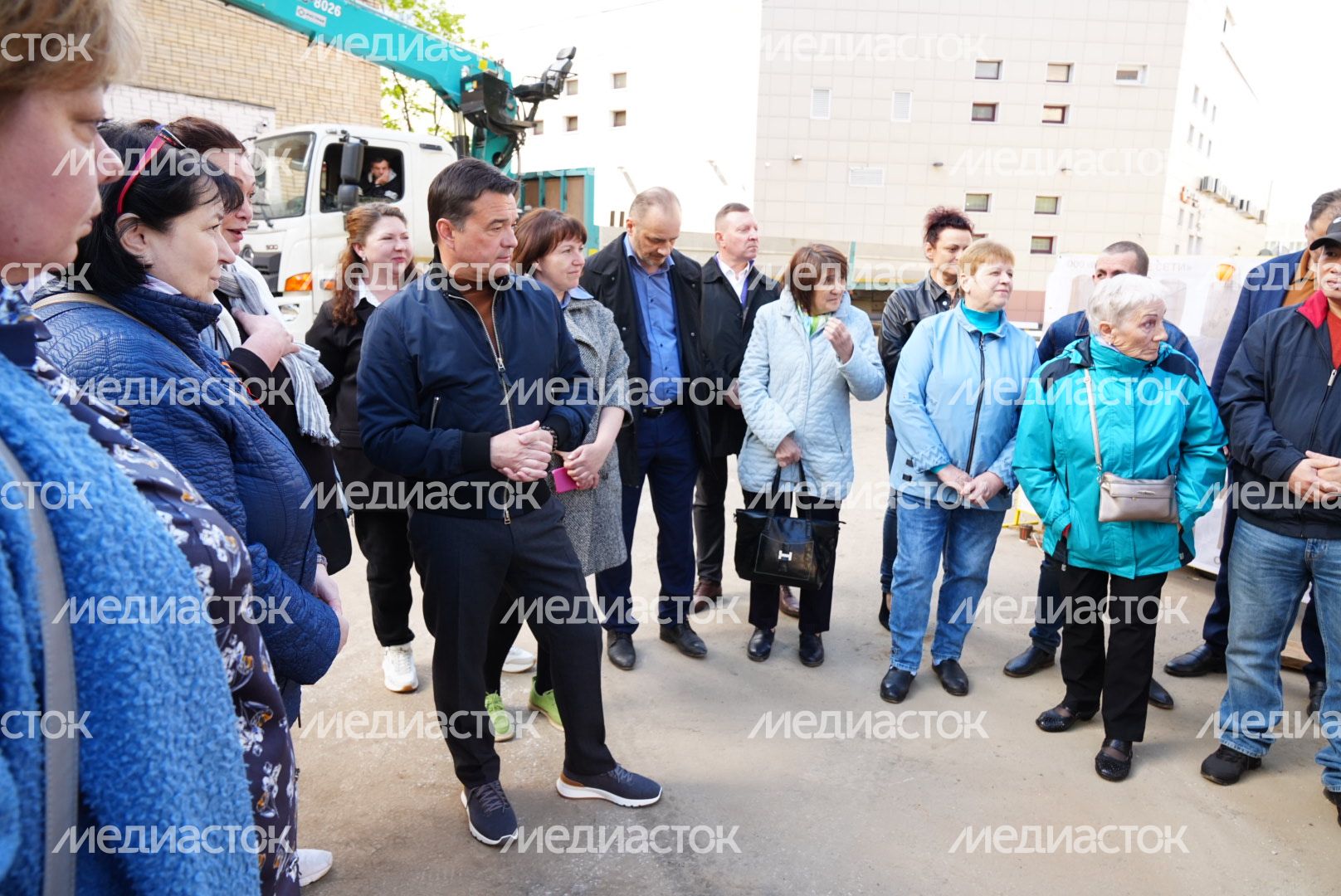 Проверка губернатором ремонта теплосетей в Химках