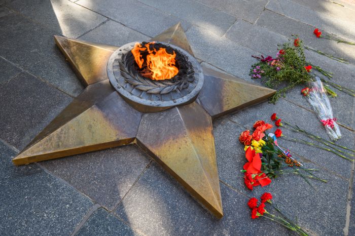Мемориал «Вечный огонь» в округе Воскресенск