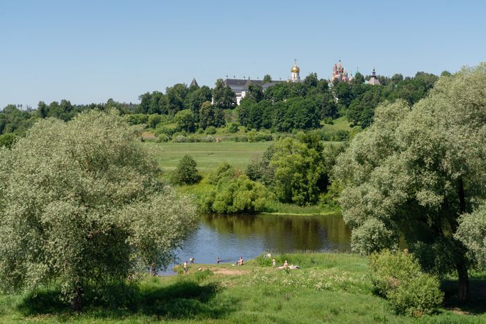 Смотровая площадка на Мясиной горе в Звенигороде