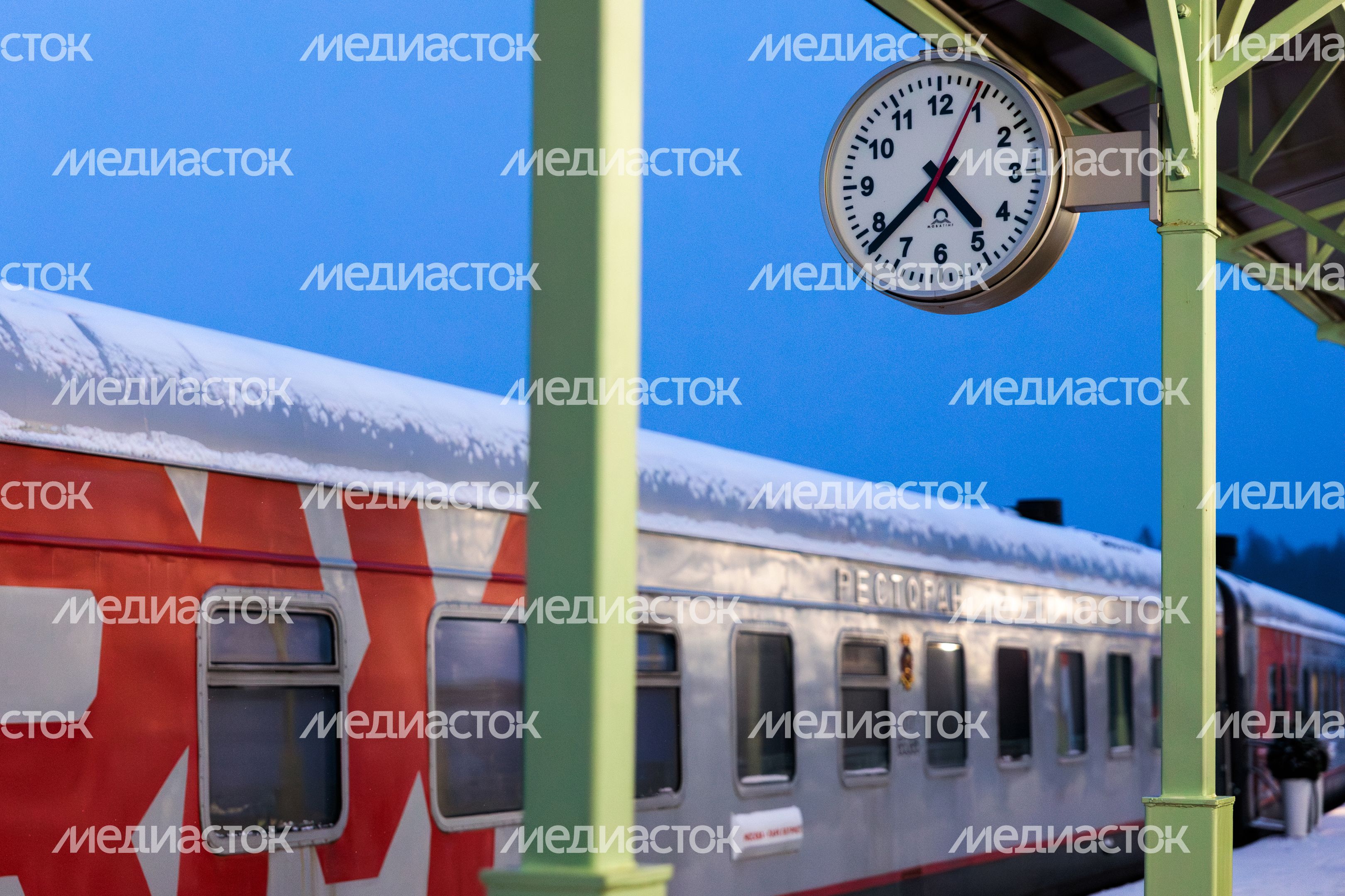 Гостиница в ретропоезде в парке «Патриот» Одинцовского округа