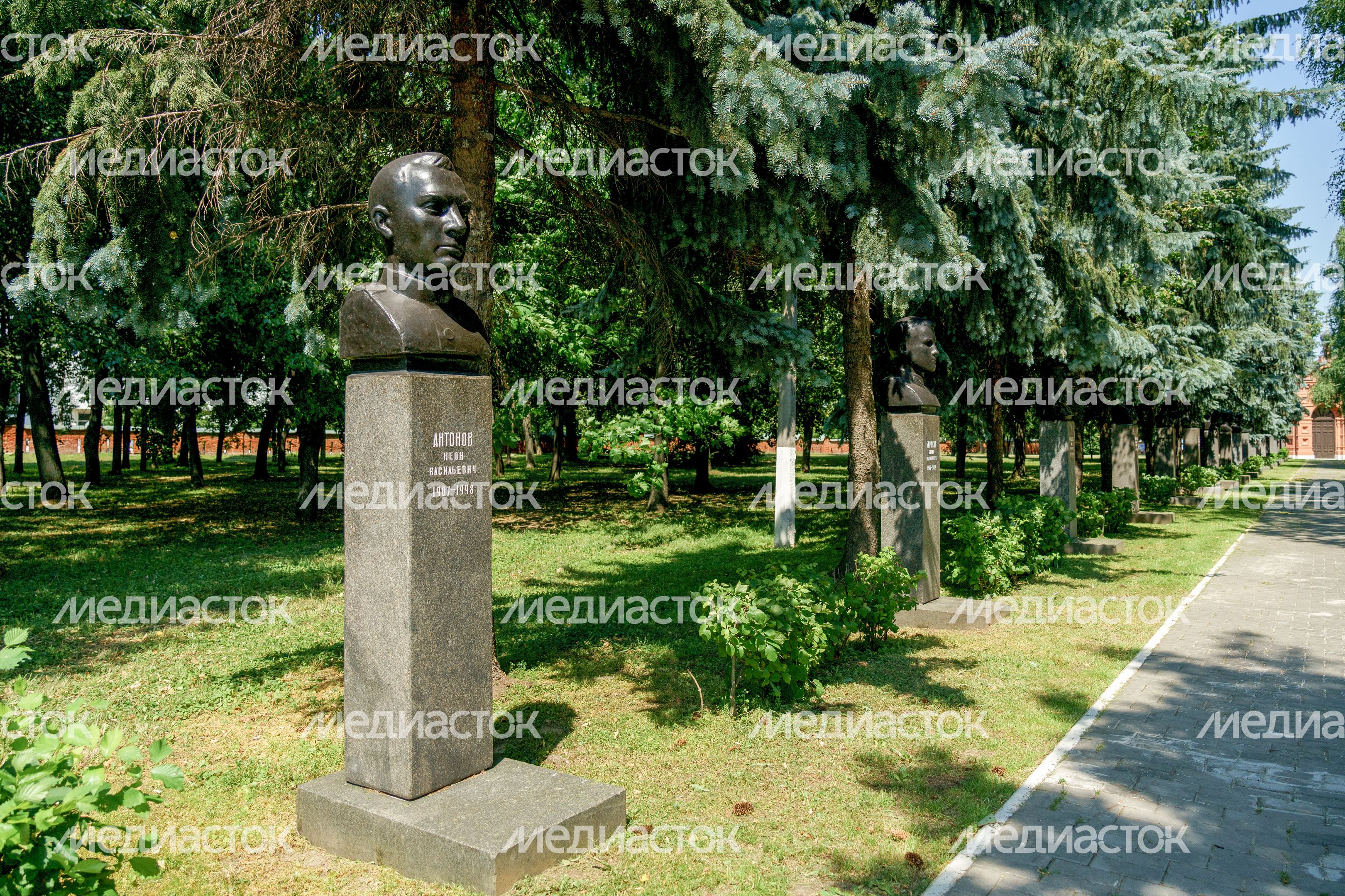 Мемориальный парк в Коломне летом Мемориальный парк в Коломне летом